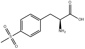 (S)-2-Amino-3-(4-methanesulfonylphenyl)propanoic acid HCl Struktur