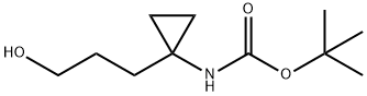 3-(1-Boc-aminocyclopropyl)propan-1-ol Struktur