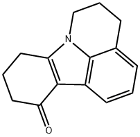 5,6,9,10-tetrahydro-4H-pyrido[3,2,1-jk]carbazol-11(8H)-one Struktur