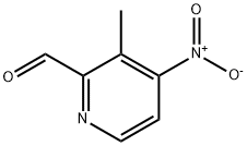 3-Methyl-4-nitropyridine-2-carbaldehyde Struktur