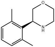 (3S)-3-(2,6-DIMETHYLPHENYL)MORPHOLINE Struktur