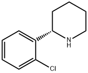 (2S)-2-(2-CHLOROPHENYL)PIPERIDINE Struktur