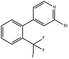 2-Bromo-4-(2-trifluoromethylphenyl)pyridine Struktur