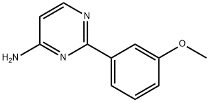 4-Amino-2-(3-methoxyphenyl)pyrimidine Struktur