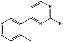 2-Bromo-4-(2-tolyl)pyrimidine Struktur