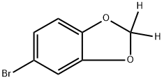 1-Bromo-3,4-(methylenedioxy-d2)-benzene Struktur