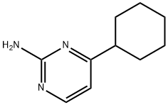 2-Amino-4-(cyclohexyl)pyrimidine Struktur