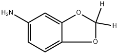 3,4-(Methylenedioxy-d2)-aniline Struktur