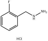 (2-Fluorobenzyl)hydrazine hydrochloride Struktur