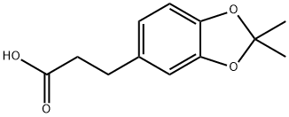 3-(2,2-dimethylbenzo[d][1,3]dioxol-6-yl)propanoic acid Struktur