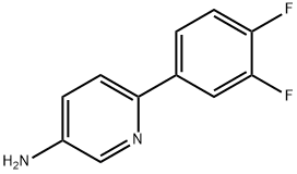 3-AMINO-6-(3,4-DIFLUOROPHENYL)PYRIDINE Struktur