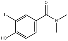 3-fluoro-4-hydroxy-N,N-dimethylbenzamide Struktur