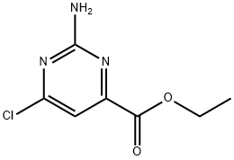 Ethyl 2-amino-6-chloropyrimidine-4-carboxylate Struktur