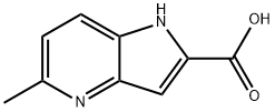 5-methyl-1H-pyrrolo[3,2-b]pyridine-2-carboxylic acid Struktur