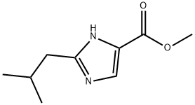 methyl 2-isobutyl-1H-imidazole-5-carboxylate Struktur