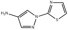 1-(1,3-thiazol-2-yl)-1H-pyrazol-4-amine Struktur