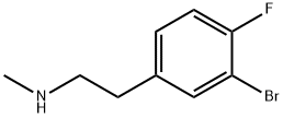 [2-(3-bromo-4-fluorophenyl)ethyl](methyl)amine Struktur