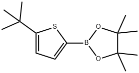 5-(tert-Butyl)thiophene-2-boronic acid pinacol ester Struktur