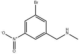 [(3-Bromo-5-nitrophenyl)methyl](methyl)amine Struktur