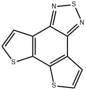 Dithieno[3,2-e:2',3'-g]-2,1,3-benzothiadiazole Struktur