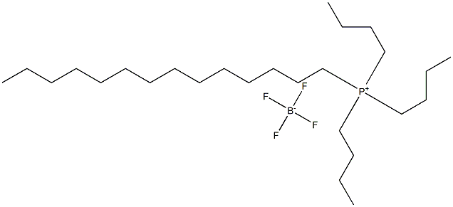 Tributyltetradecylphosphonium tetrafluoroborate Struktur