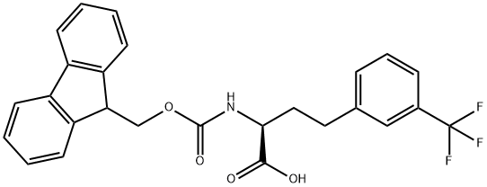 Fmoc-3-trifluoromethyl-L-homophenylalanine Struktur