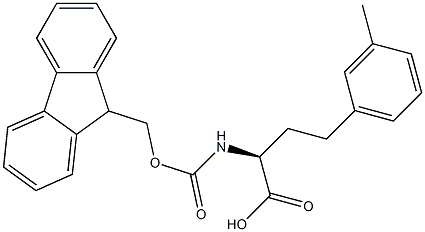 N-Fmoc-3-methyl-L-homophenylalanine Struktur