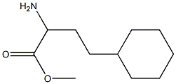 methyl 2-amino-4-cyclohexyl-butanoate Struktur