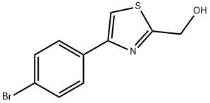 (4-(4-Bromophenyl)thiazol-2-yl)methanol Struktur