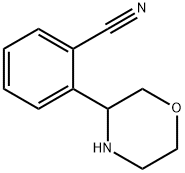 2-(morpholin-3-yl)benzonitrile Struktur