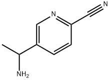 5-(1-AMINOETHYL)PYRIDINE-2-CARBONITRILE Struktur