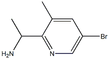 1-(5-BROMO-3-METHYL-2-PYRIDYL)ETHYLAMINE Struktur