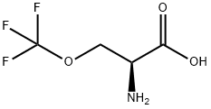 (2S)-2-Amino-3-(trifluoromethoxy)propanoic acid Struktur