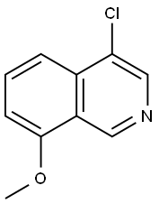 4-chloro-8-methoxyisoquinoline Struktur