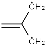 2-methylene-1,3-propanediyl radical Struktur