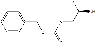 (2R)-N-benzyloxycarbonyl-2-hydroxypropylamine Struktur