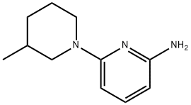 2-AMINO-6-(3-METHYLPIPERIDIN-1-YL)PYRIDINE Struktur