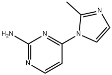 2-Amino-4-(2-methylimidazol-1-yl)pyrimidine Struktur