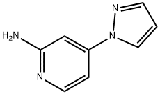 4-(1H-PYRAZOL-1-YL)PYRIDIN-2-AMINE Struktur