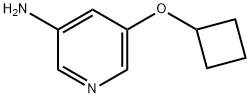 3-AMINO-5-(CYCLOBUTOXY)PYRIDINE Struktur