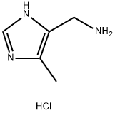 [(4-Methyl-1H-imidazol-5-yl)methyl]amine hydrochloride Struktur