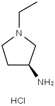 (3S)-1-ethylpyrrolidin-3-amine dihydrochloride Struktur