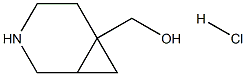 (3-Azabicyclo[4.1.0]heptan-6-yl)methanol hydrochloride Struktur