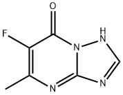 6-fluoro-5-methyl-4H,7H-[1,2,4]triazolo[1,5-a]pyrimidin-7-one Struktur