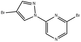 1-(6-Bromo-2-pyrazyl)-4-bromopyrazole Struktur