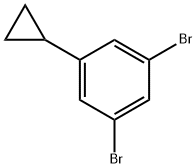 1,3-dibromo-5-cyclopropylbenzene Struktur