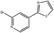 2-Bromo-4-(2-thiazolyl)pyridine Struktur