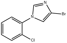 4-Bromo-1-(2-chlorophenyl)-1H-imidazole Struktur