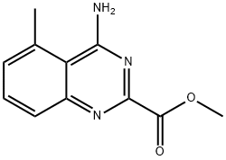 methyl 4-amino-5-methylquinazoline-2-carboxylate Struktur