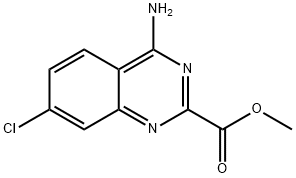 methyl 4-amino-7-chloroquinazoline-2-carboxylate Struktur